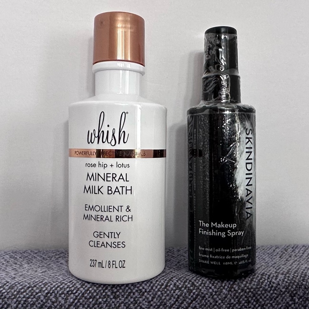 Mineral Milk Bath and Makeup Finishing Spray Set Awesome Mothers Day Gift 💗